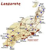 Isla de Lanzarote - Pulse para ampliar
